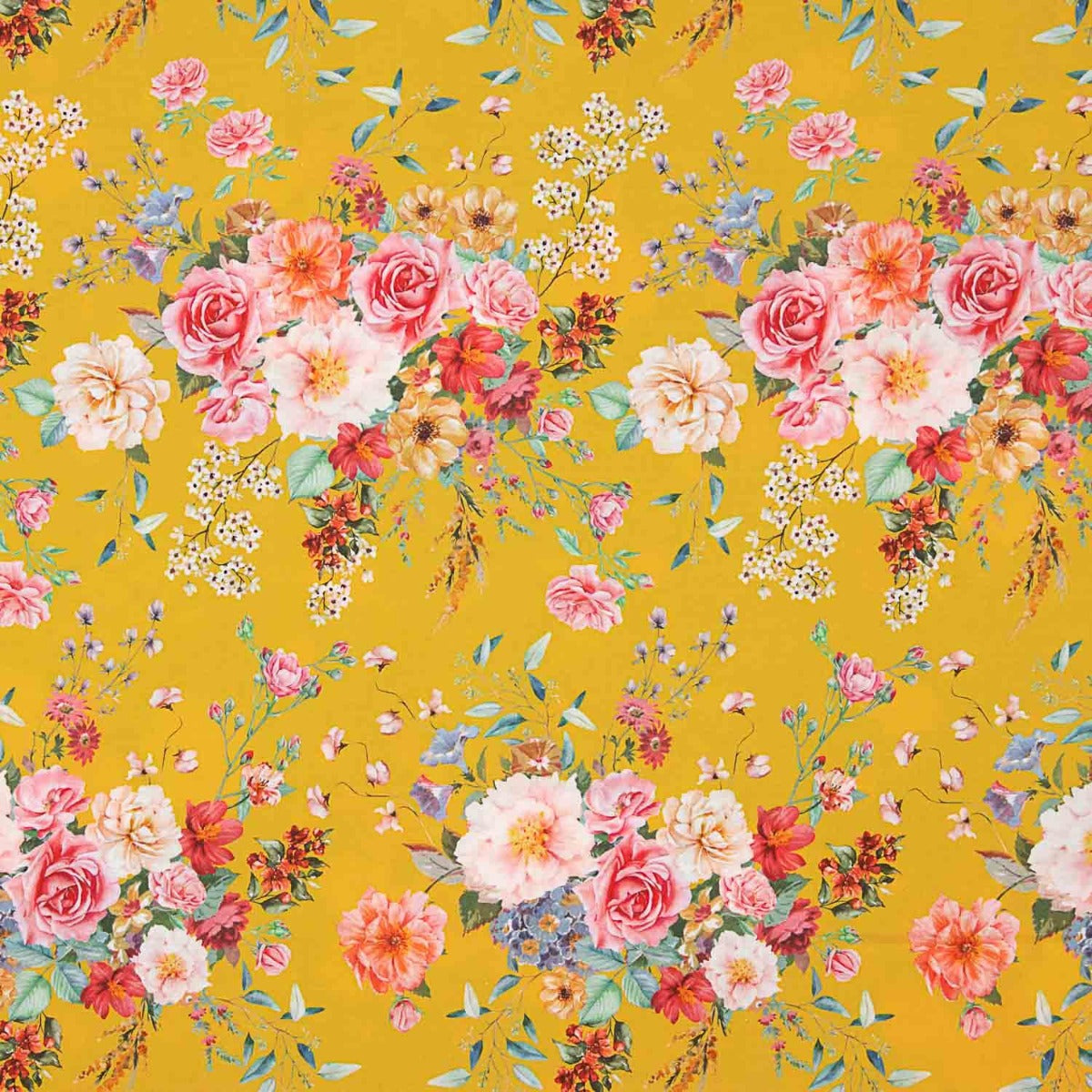 Popelín Flamenca Estampado Floral Albero - Ribes y Casals