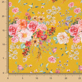 Popelín Flamenca Estampado Floral Albero - Ribes y Casals