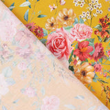 Popelín Flamenca Estampado Floral Albero - Ribes y Casals