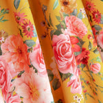 Popelín Flamenca Estampado Floral Albero - Ribes y Casals