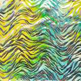 Lycra Velour Cebra Holográfica Lima - Ribes y Casals