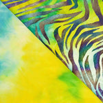 Lycra Velour Cebra Holográfica Lima - Ribes y Casals