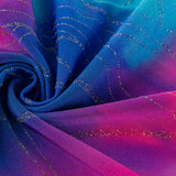 Lycra Tie Dye Lurex Fucsia - Ribes y Casals