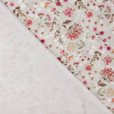 Viyela Algodón Flores de Ensueño Gris - Ribes y Casals