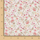 Viyela Algodón Flores de Ensueño Gris - Ribes y Casals