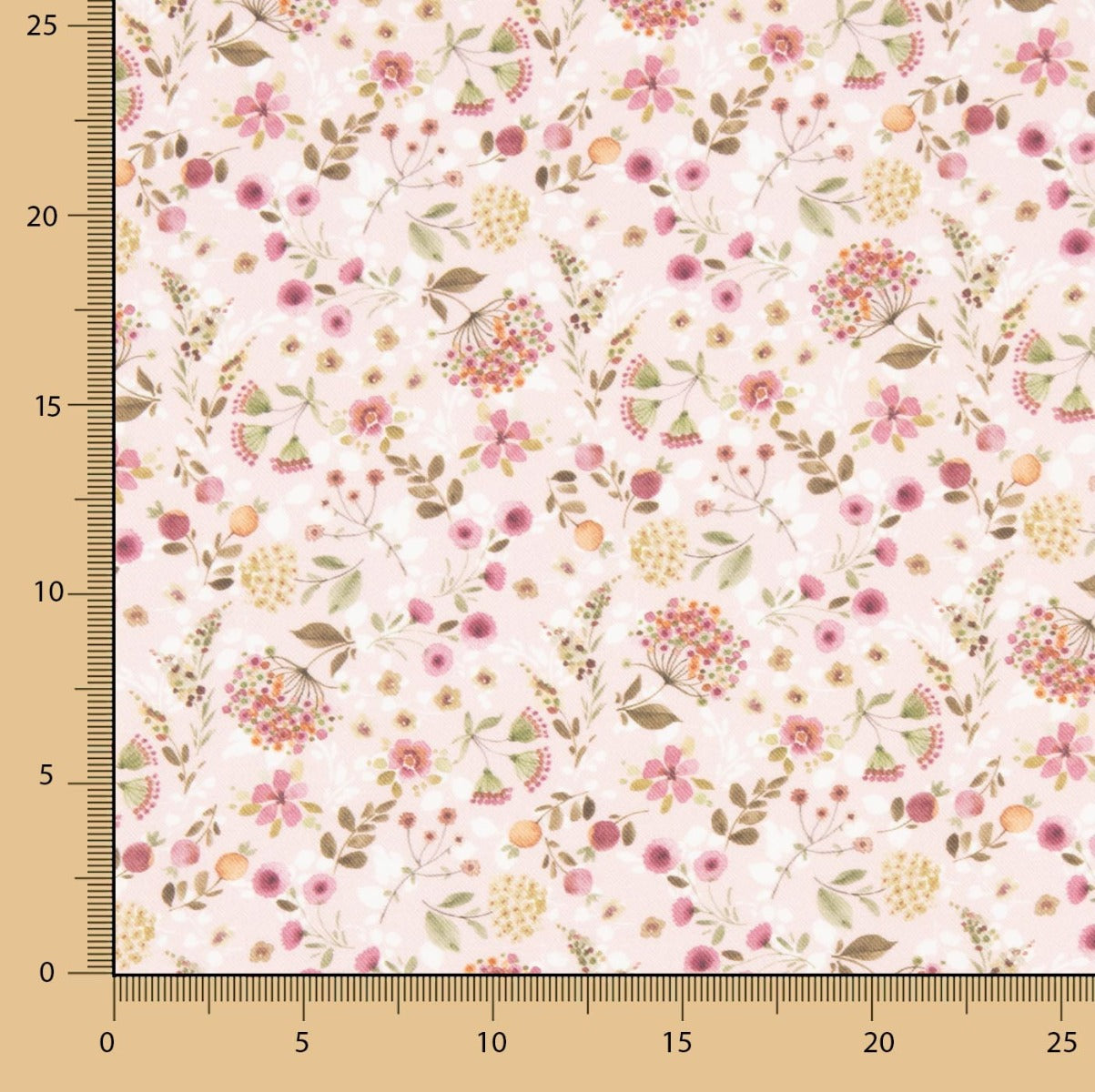 Viyela Algodón Flores de Ensueño Rosa - Ribes y Casals