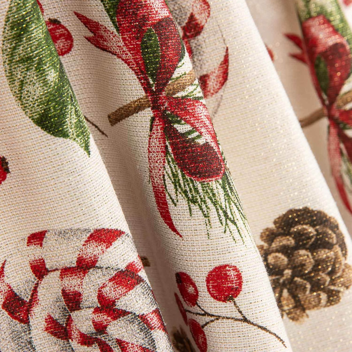 Loneta Navidad Dulces Lúrex Dorado - Ribes y Casals