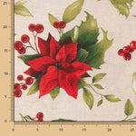 Loneta Navidad Flor de Pascua - Ribes y Casals