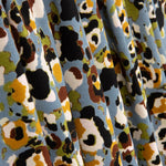Punto de Viscosa Animal Print Abstracto Azul - Ribes y Casals