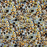 Punto de Viscosa Animal Print Abstracto Azul - Ribes y Casals