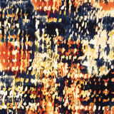 Punto de Viscosa Pinceladas Abstractas Multicolor - Ribes y Casals