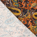 Punto de Viscosa Estampado Paisley Multicolor - Ribes y Casals