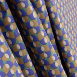 Percal Algodón Retro Azul-Verde - Ribes y Casals