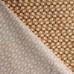 Percal Algodón Retro Kaky-Rosa - Ribes y Casals