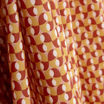 Percal Algodón Retro Ocre-Rosa - Ribes y Casals