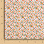 Percal Algodón Pétalos Ocre-Rosa - Ribes y Casals