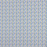 Percal Algodón Pétalos Azul-Verde - Ribes y Casals