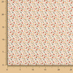 Percal Algodón Pétalos Kaky-Rosa - Ribes y Casals