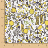 Popelín Algodón Estampado Botellas Aceite - Ribes y Casals