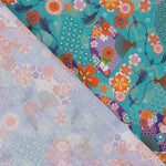 Popelín Algodón Estampado Abanicos - Ribes y Casals