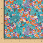 Popelín Algodón Estampado Abanicos - Ribes y Casals