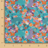 Popelín Algodón Estampado Abanicos - Ribes y Casals