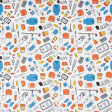 Popelín Algodón Estampado Utensilios Médicos - Ribes y Casals