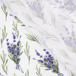Popelín Algodón Estampado Flores Lavanda - Ribes y Casals