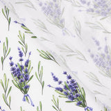 Popelín Algodón Estampado Flores Lavanda - Ribes y Casals