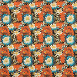 Popelín Algodón Estampado Flores Oriental - Ribes y Casals