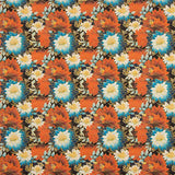 Popelín Algodón Estampado Flores Oriental - Ribes y Casals