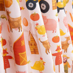 Popelín Algodón Estampado Granja Infantil - Ribes y Casals