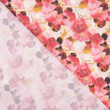 Popelín Algodón Estampado Flores Acuarela Rosa - Ribes y Casals