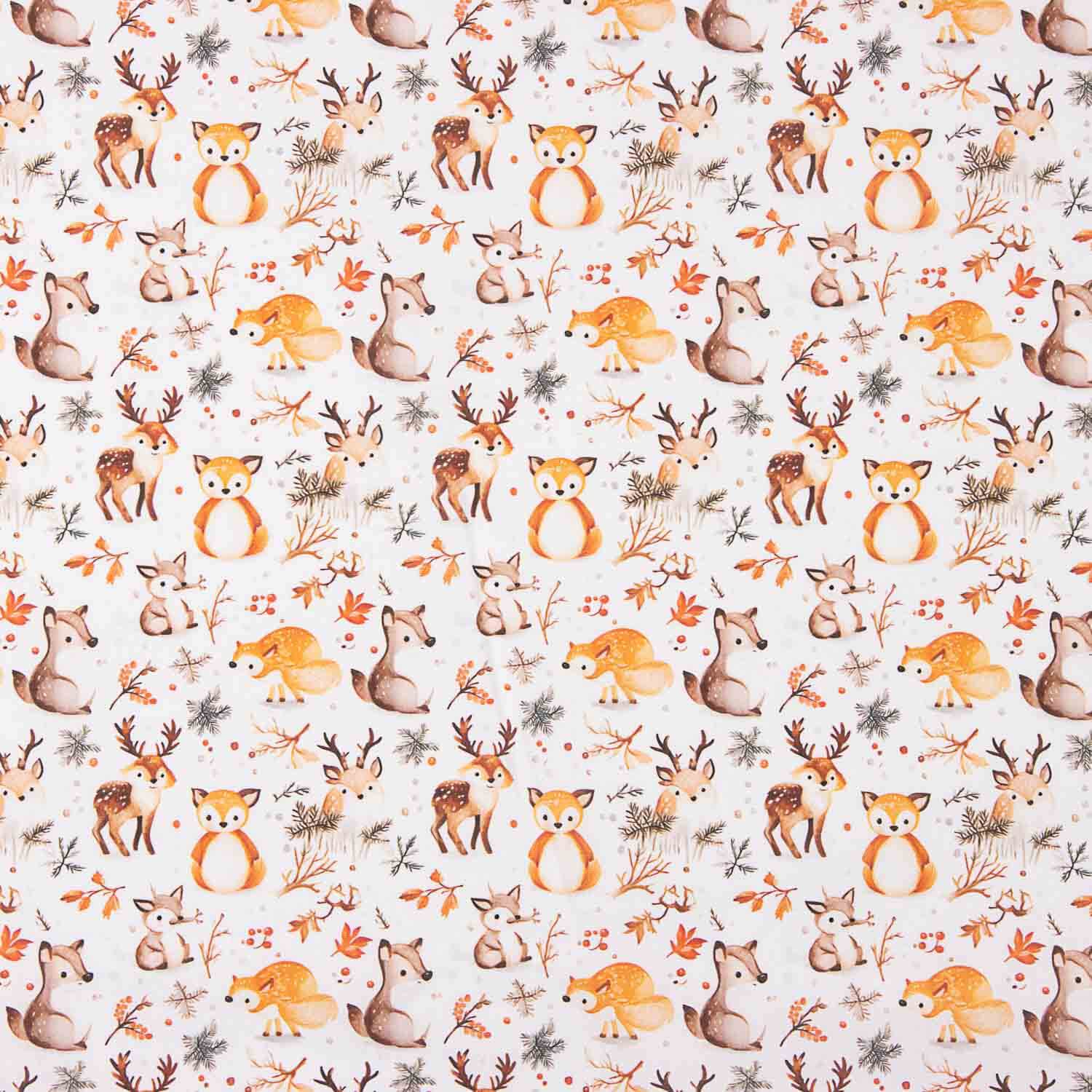 Popelín Algodón Estampado Bosque Encantado - Ribes y Casals