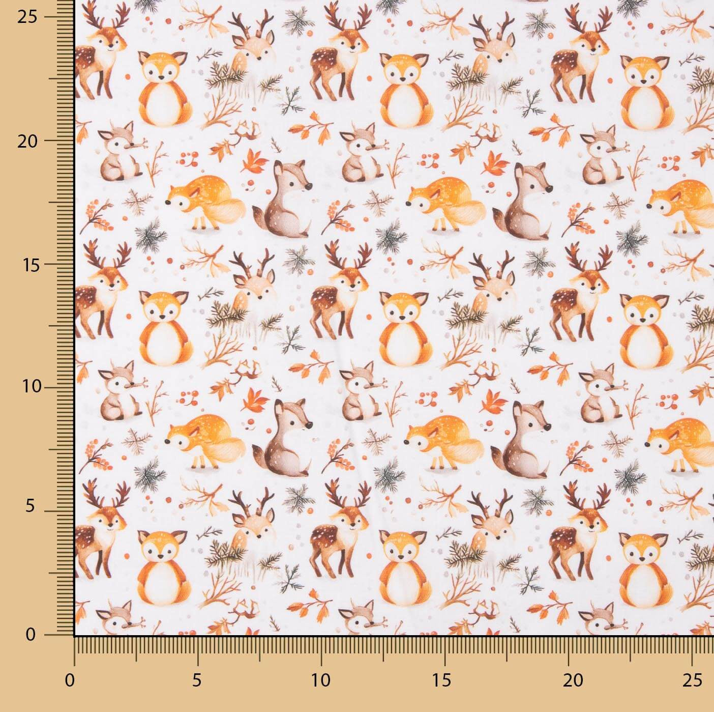 Popelín Algodón Estampado Bosque Encantado - Ribes y Casals