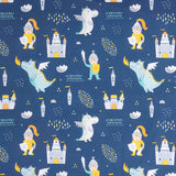 Popelín Algodón Caballeros y Dragones - Ribes y Casals