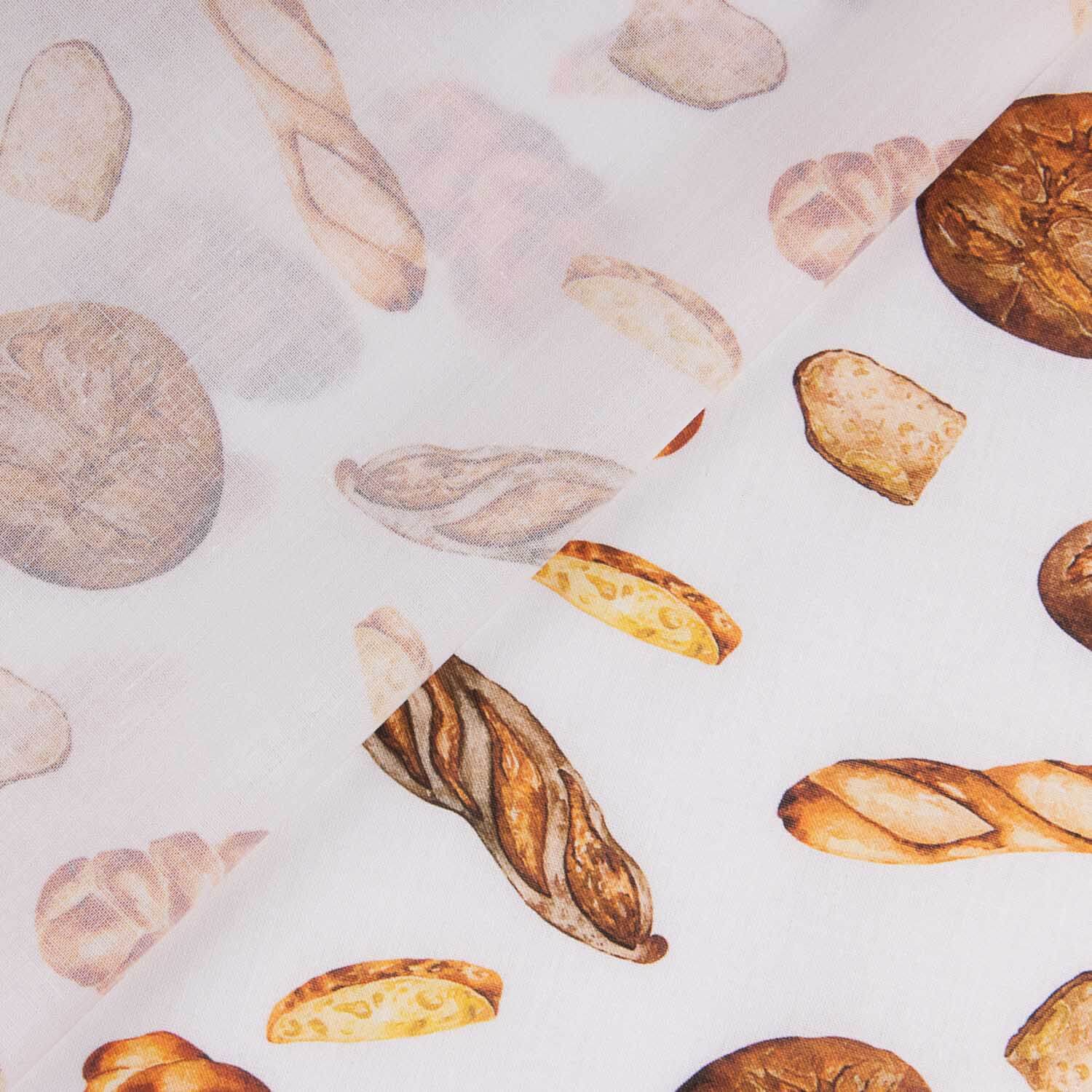 Popelín Algodón Estampado Panadería - Ribes y Casals