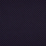 Popelín Fino Camisería Marino Lunares Rojos - Ribes y Casals