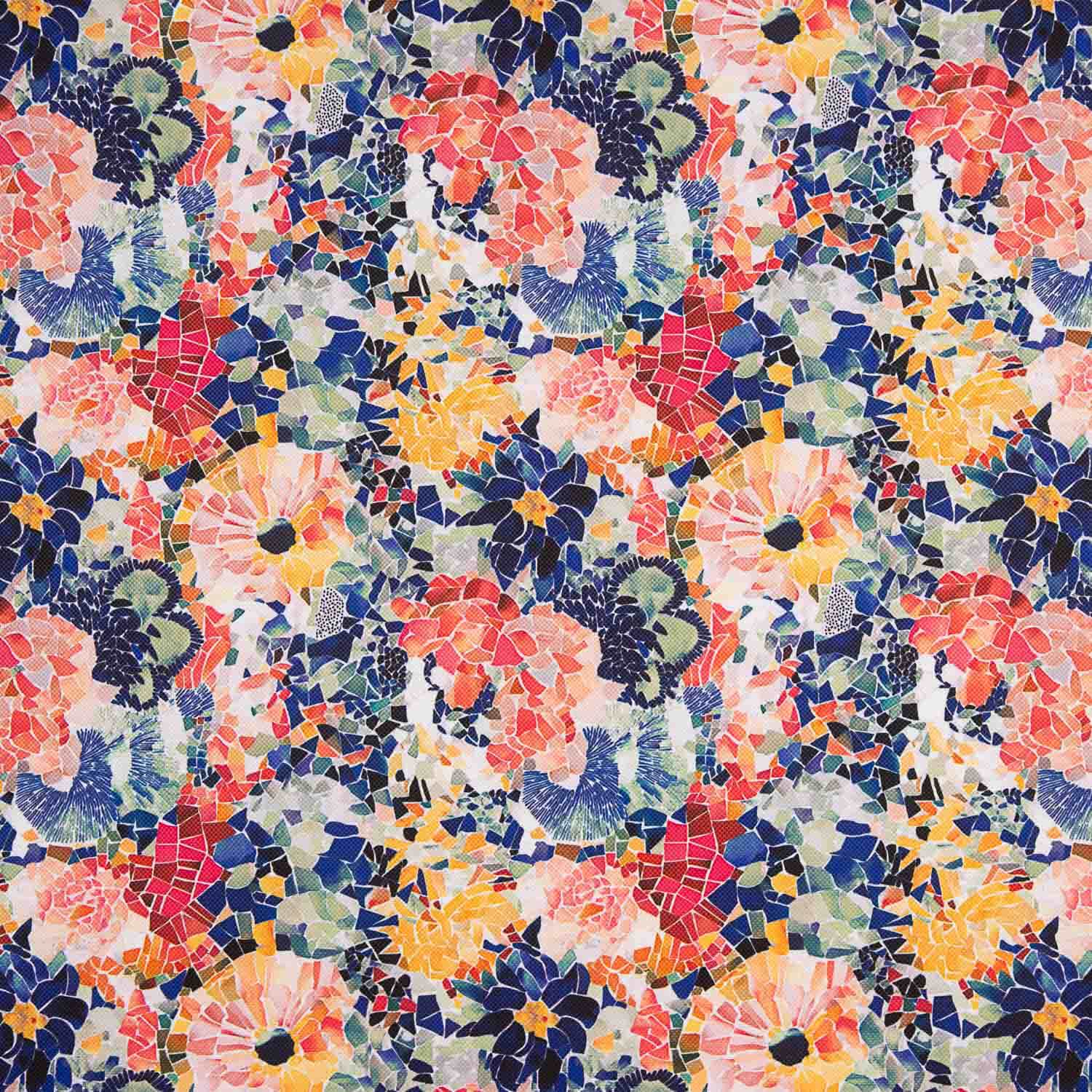 Resinada Water Repellent Mosaico Floral Color - Ribes y Casals