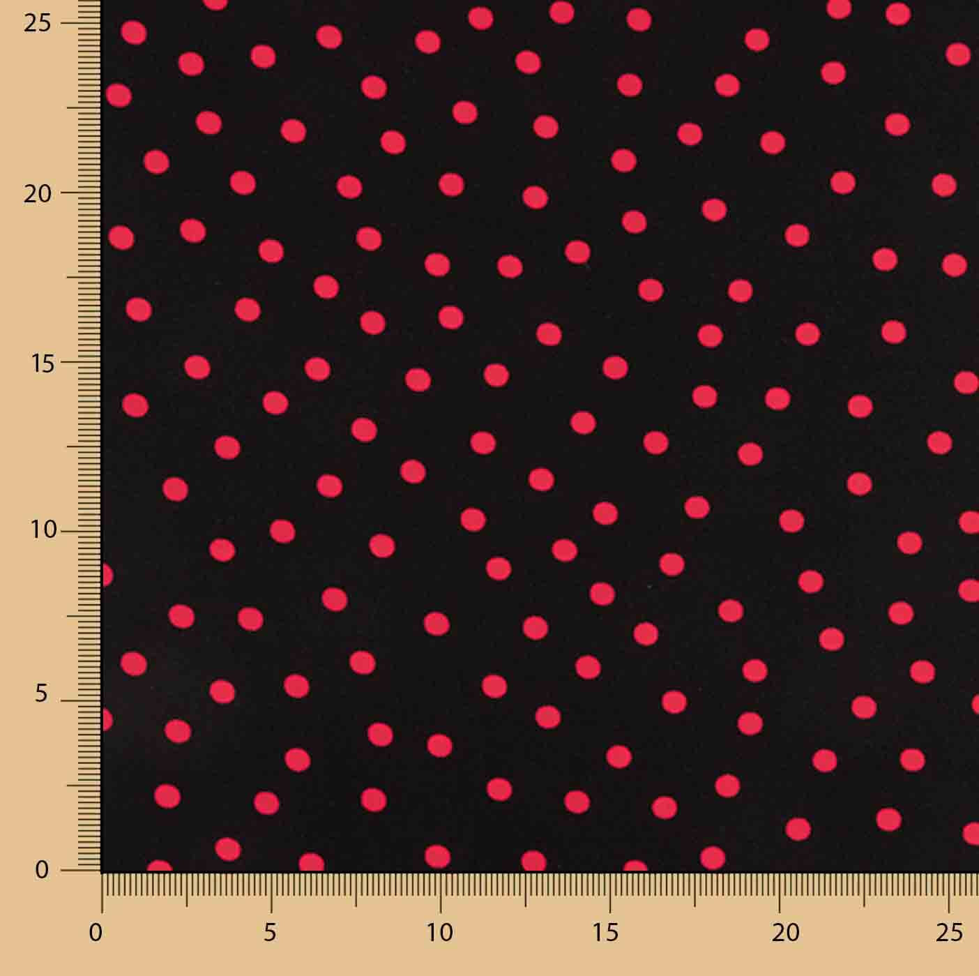 Koshibo Lunares 7mm Negro-Rojo - Ribes y Casals