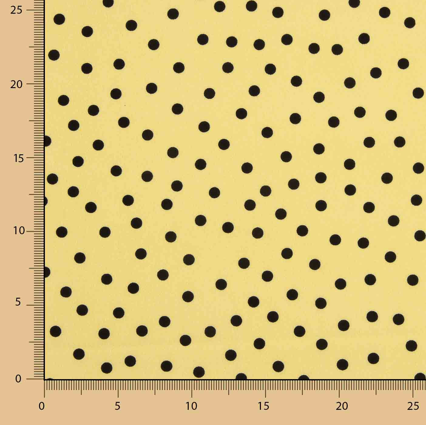 Koshibo Lunares 7 mm Vainilla / Negro - Ribes y Casals