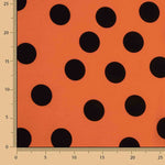 Koshibo Lunares 33 mm Naranja Quemado / Negro - Ribes y Casals