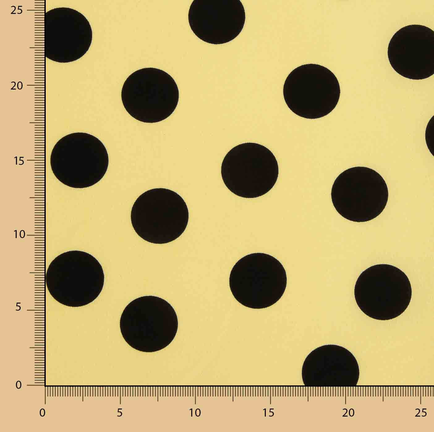 Koshibo Lunares 33 mm Vainilla / Negro - Ribes y Casals