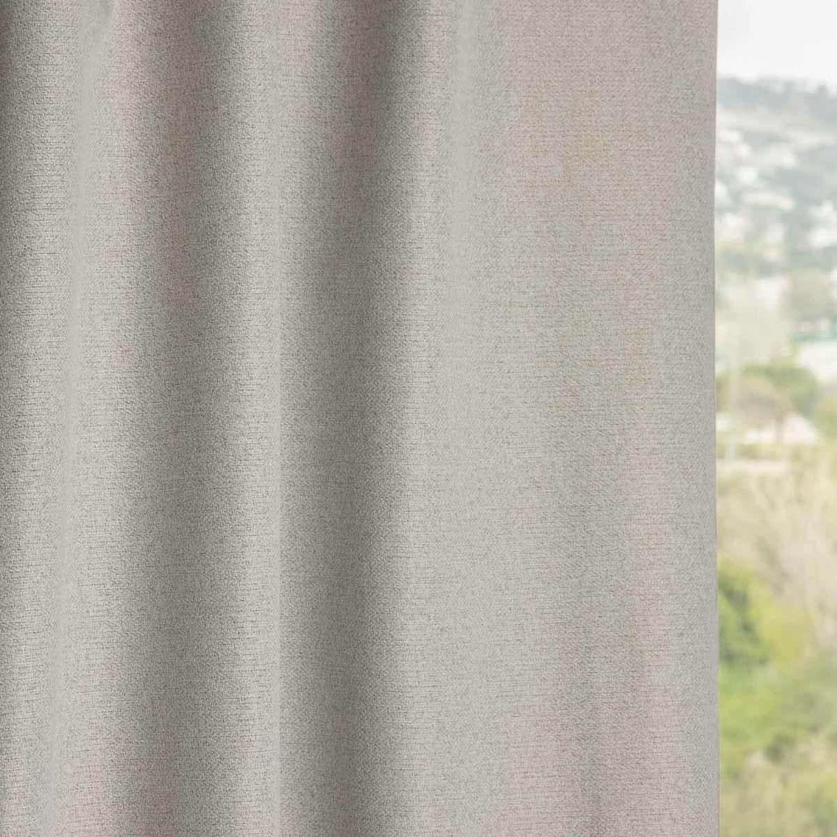 Oscurante Liso 100% Rústico Beige Ignífugo Contract - Ribes y Casals