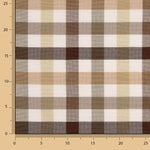 Loneta Cuadros Multicolor Marrones - Ribes y Casals