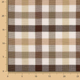 Loneta Cuadros Multicolor Marrones - Ribes y Casals