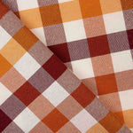 Loneta Cuadros Multicolor Naranjas - Ribes y Casals