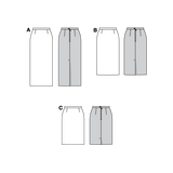 Patrón Burda 8765 Falda - Ribes y Casals