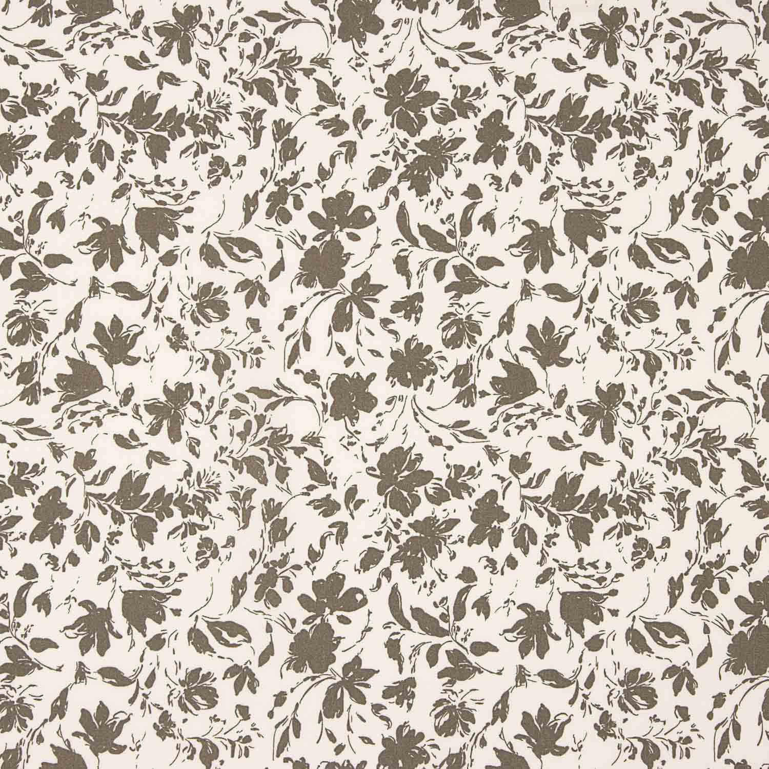 Popelín Bambú Floral Topo - Ribes y Casals