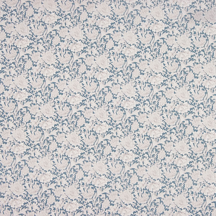 Viyela Estampada Damasco Azul - Ribes y Casals